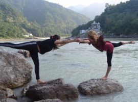 We Learn Together, We Pose Together – IYMS Rishikesh